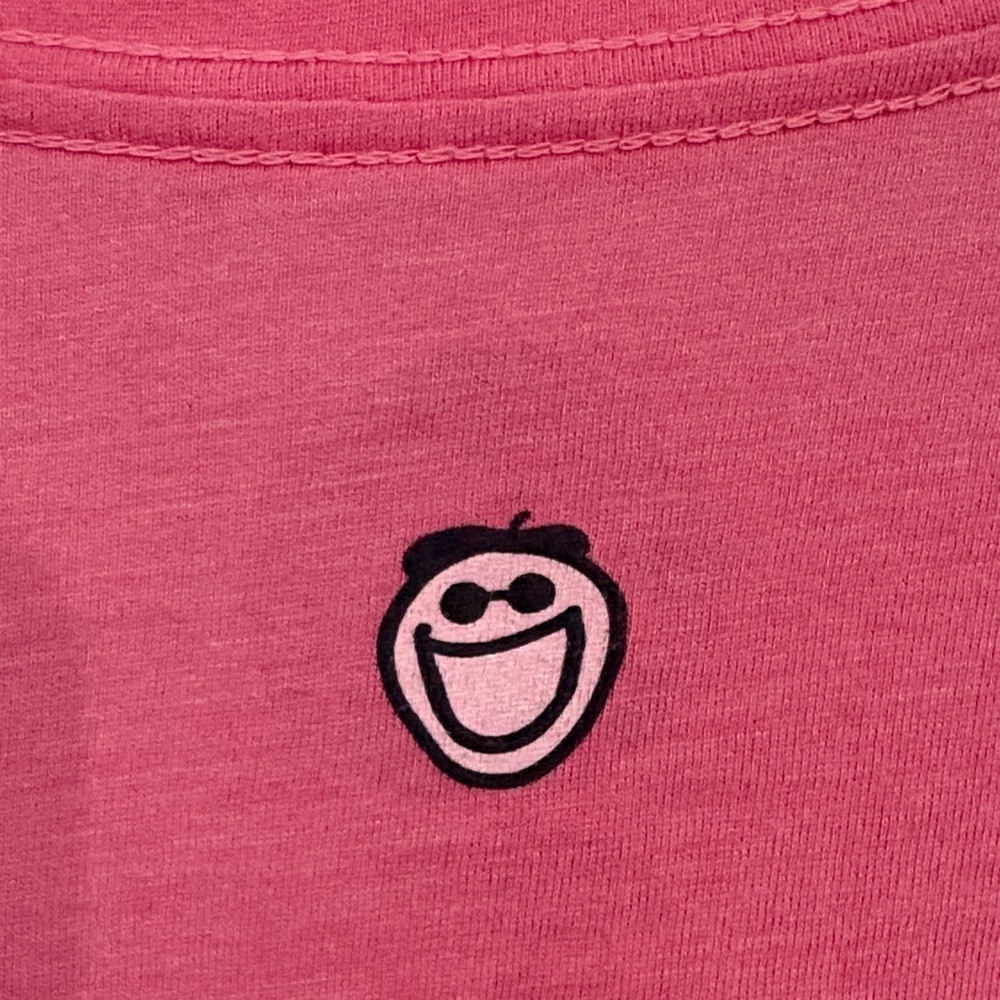 Life Is Good Pink V-Neck Tee with Graphic - Picture 4 of 5